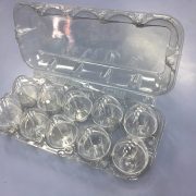Caixa transparente para 10 ovos com ovos de acrílico em Curitiba - PR |  Sete Embalagens