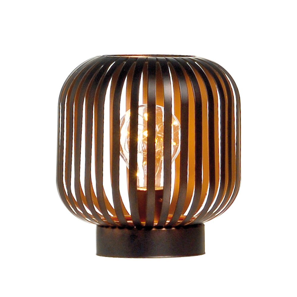 Luminária Decorativa Oval a pilha 17 cm de altura Código 1696451 em Curitiba PR Sete Embalagens