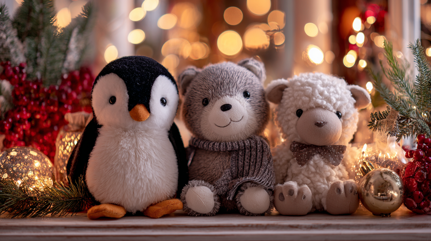 Bichos de pelúcia para decoração: 05 ideias para o Natal Bichos de pelúcia para decoração: 05 ideias para o Natal